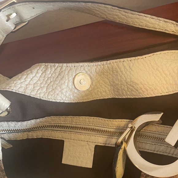 Gucci Monogram Satchel Bag - Picture 7 of 15